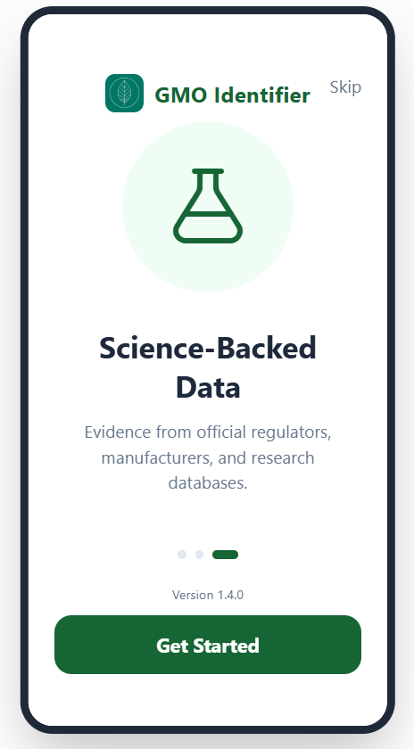 GMO Identifier - Science-Backed Data